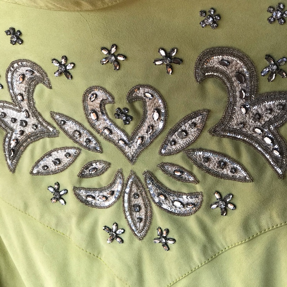 Double D Ranch Lambsuede Shirt/ Jacket XSmall - Picture 5 of 9